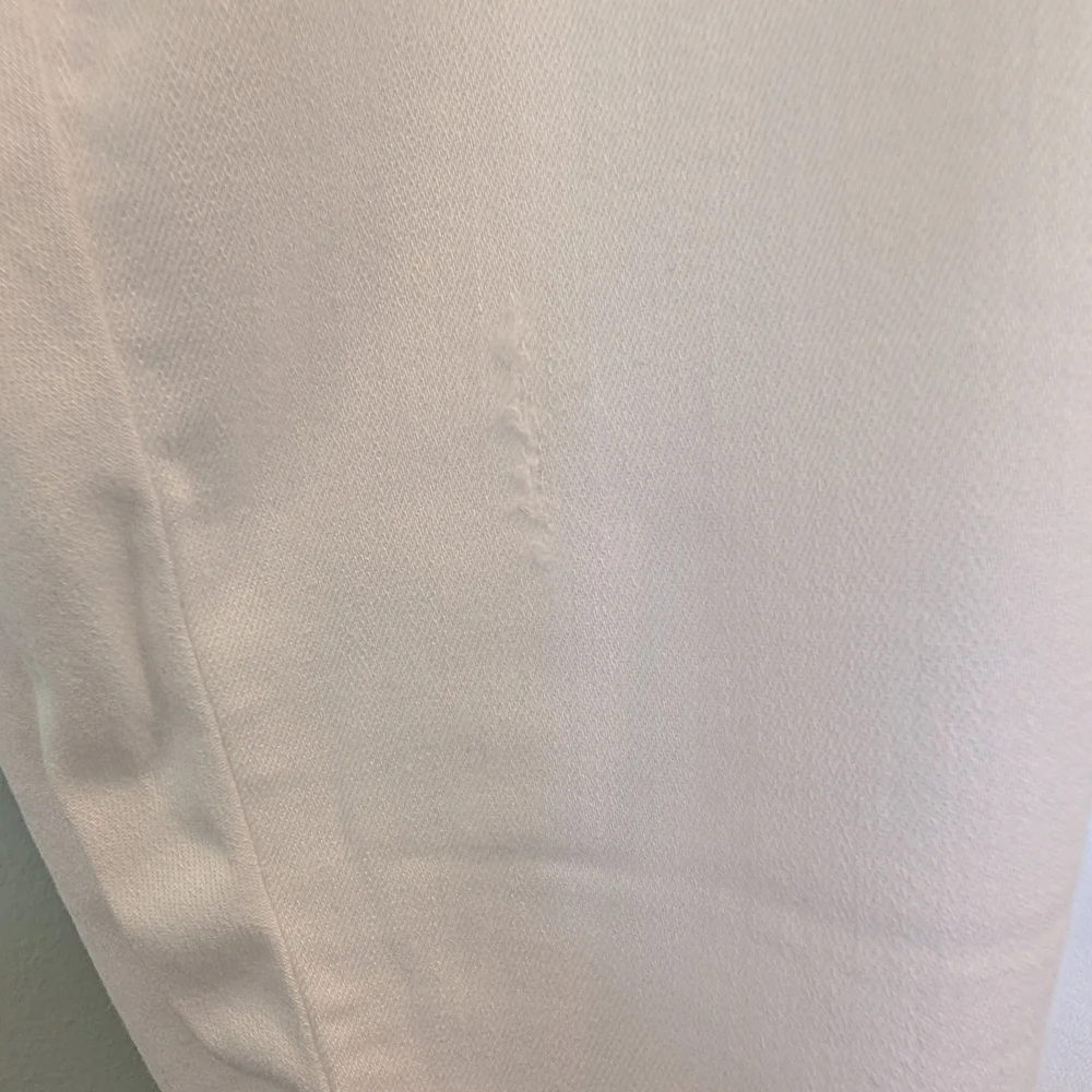 J. Jill White Kick Flare Ankle Jeans